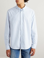 A.P.C. - Greg Pinstriped Cotton Oxford Shirt - Blue