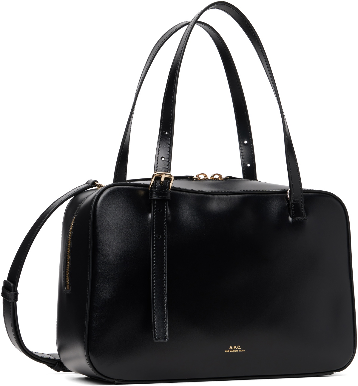 A.P.C. Black Virginie Box Bag