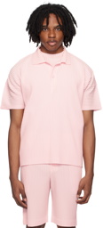 HOMME PLISSÉ ISSEY MIYAKE Pink Monthly Color May Polo