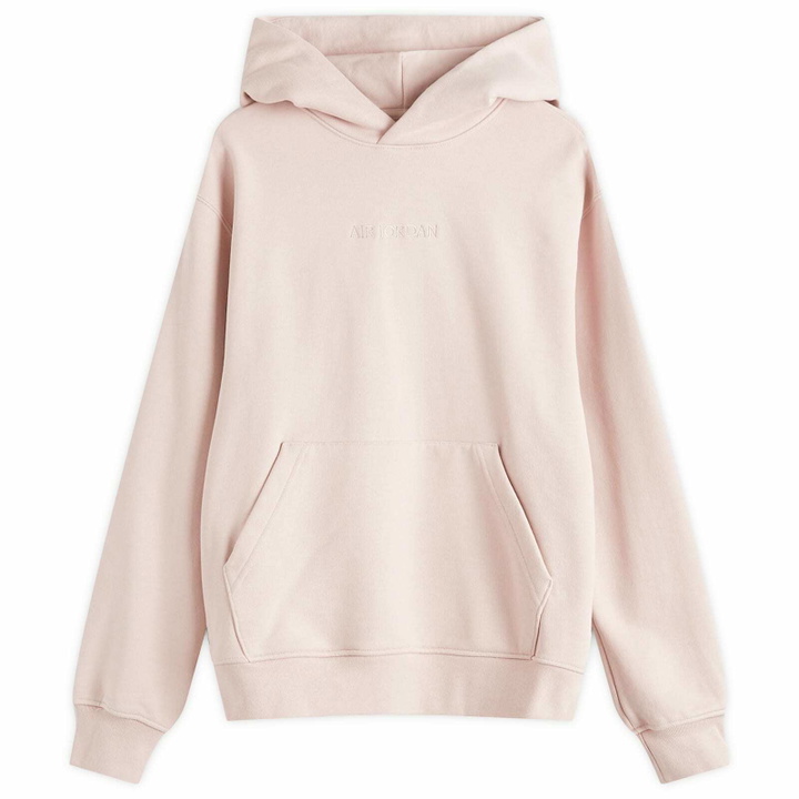 Photo: Air Jordan Women's Wordmark 85 Fleece Hoodie in Pink Oxford