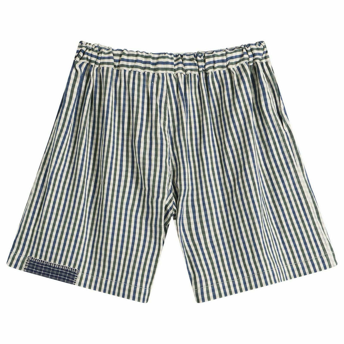 Story mfg. Check Bridge Shorts - Presented by END. in Blue