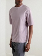 Officine Générale - Benny Garment-Dyed Cotton-Jersey T-Shirt - Purple