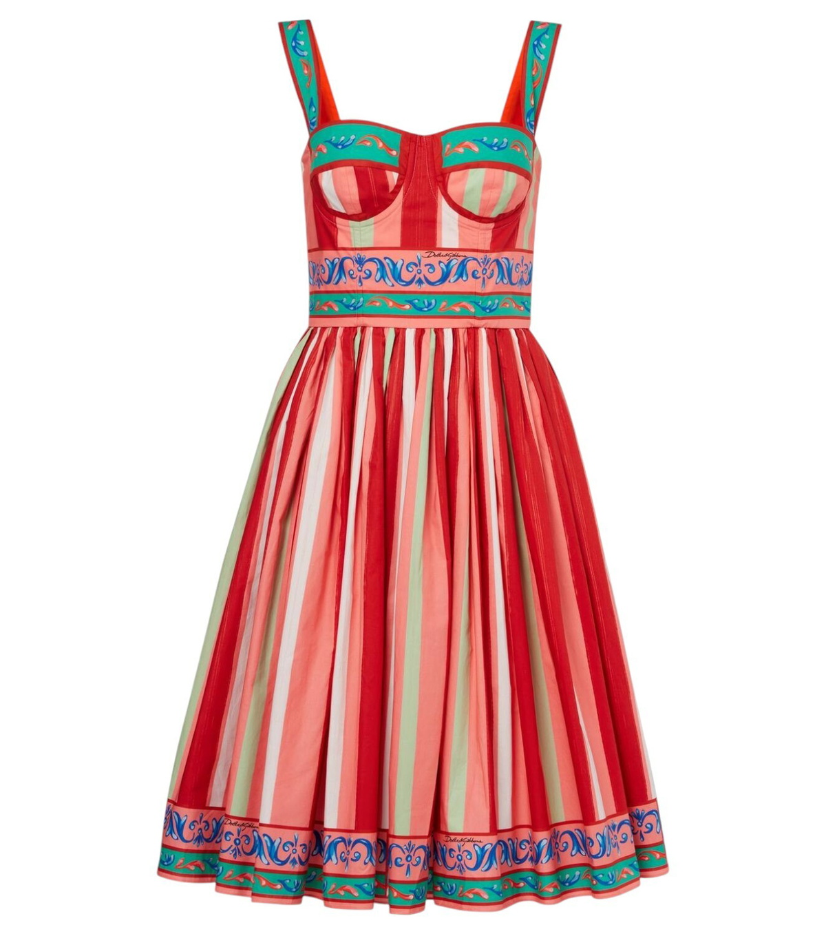 Dolce&Gabbana Cotton-blend midi dress Dolce & Gabbana