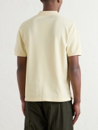 Noah - Logo-Embroidered Cotton-Piqué Polo Shirt - Yellow