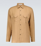 Loro Piana - Harry linen twill shirt