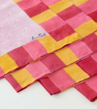 Lisa Corti Camelia Magenta set of 4 napkins