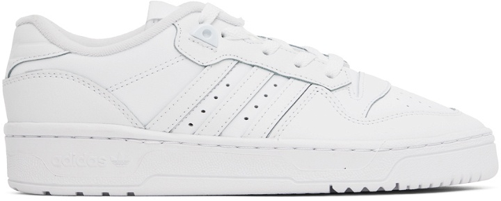 Photo: adidas Originals White Rivalry Low Sneakers