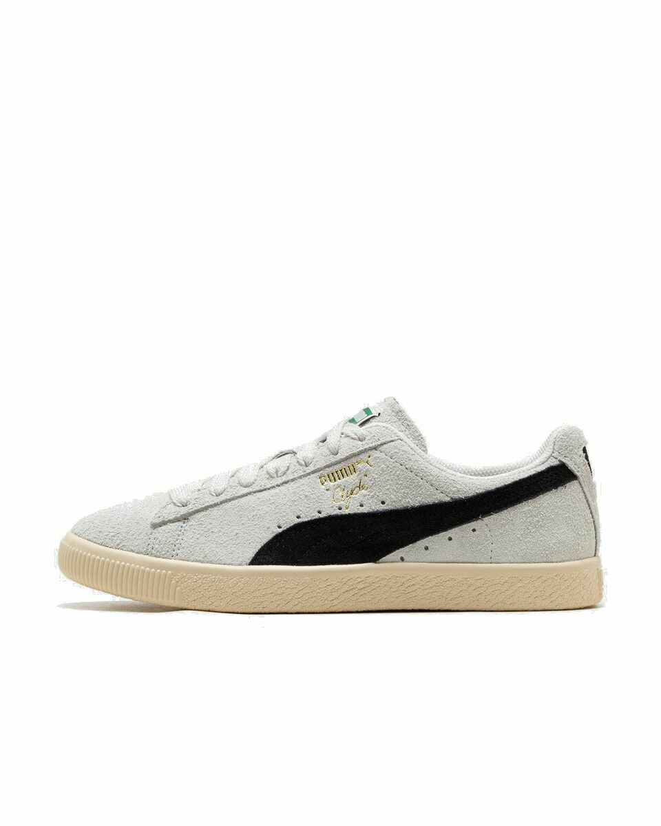 Photo: Puma Clyde Hairy Suede Grey - Mens - Lowtop