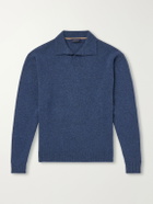 SEASE - Cashmere Polo Sweater - Blue
