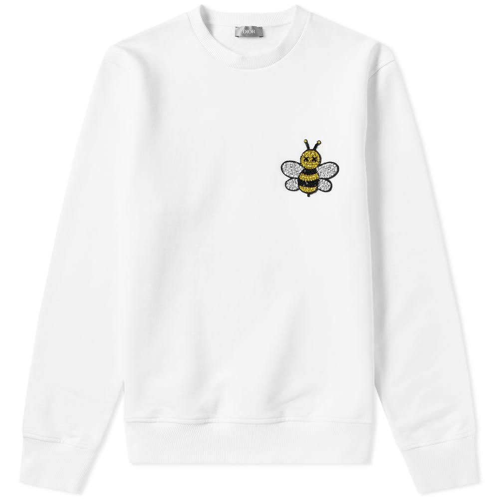 Dior Homme x KAWS Crystal Bee Crew Sweat White Dior Homme