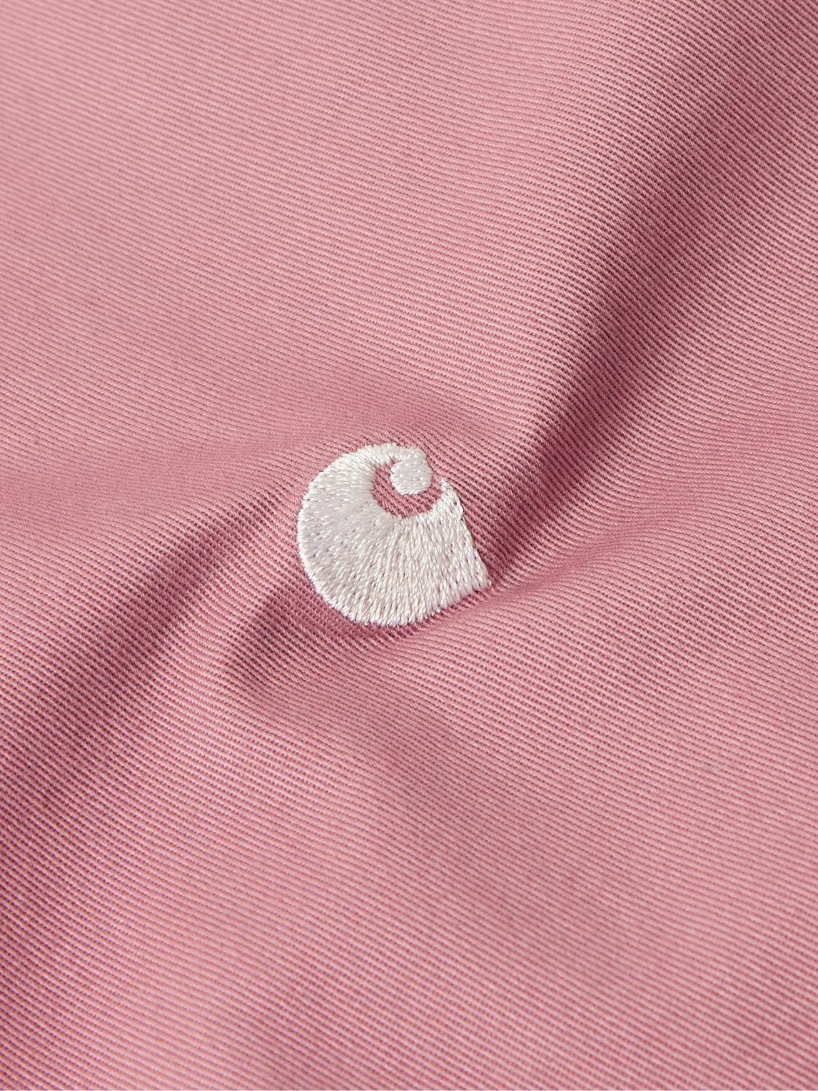 Carhartt WIP Madison ButtonDown Collar LogoEmbroidered CottonTwill