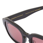 Colorful Standard Sunglass 01 in Deep Black Solid/Pink