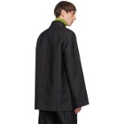 Keenkee Black Drop Shoulder Coat