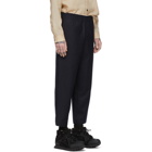 Camiel Fortgens Navy and White Pinstripe Grandma Trousers