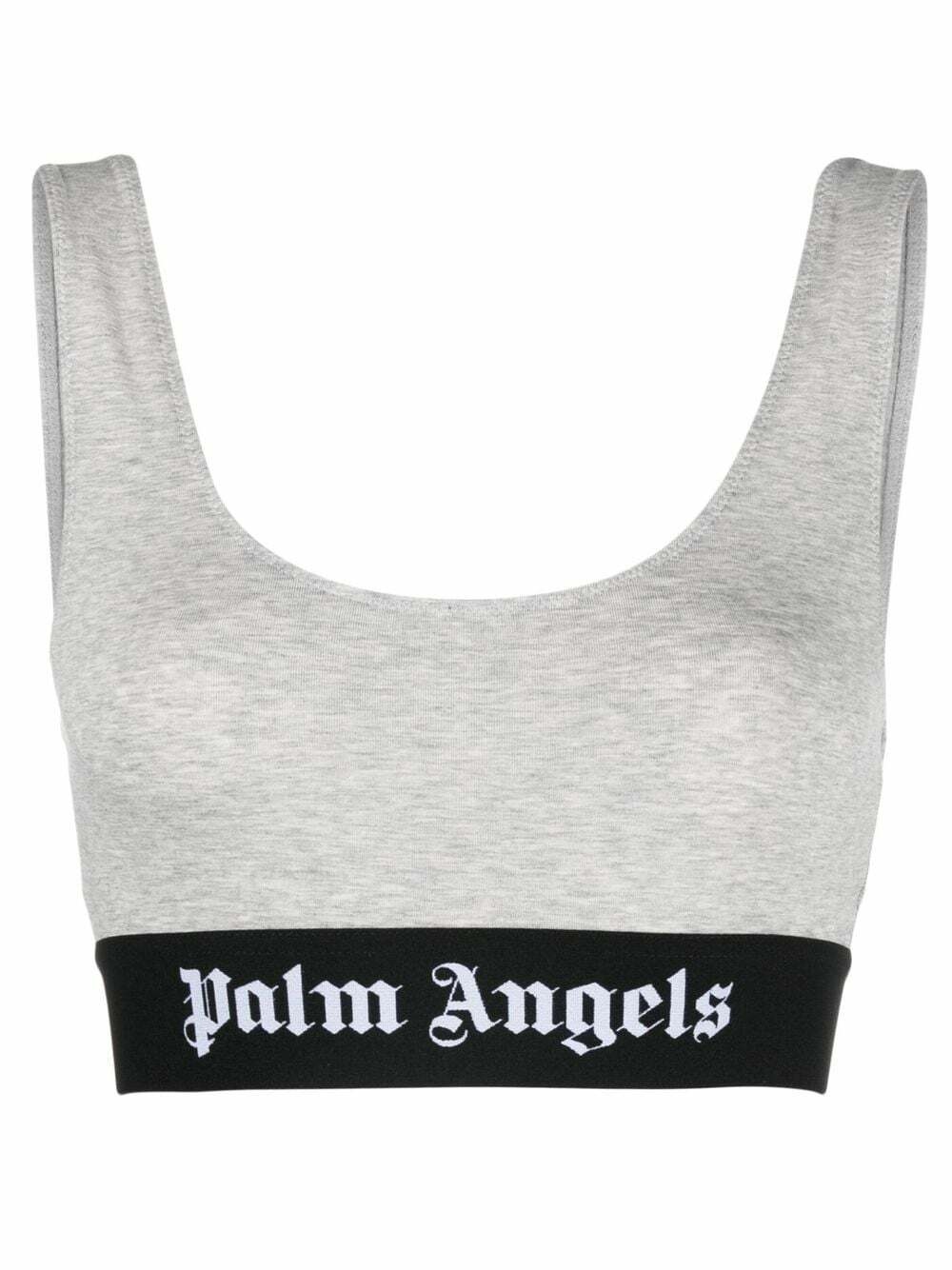 BRA TOP WITH LOGO - PALM ANGELS for WOMEN