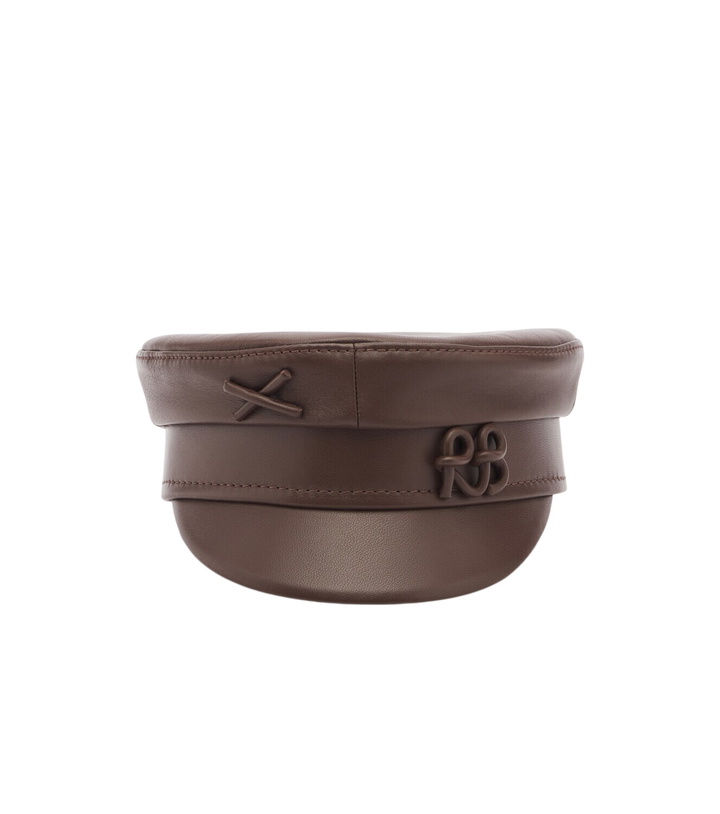 Photo: Ruslan Baginskiy Logo leather newsboy cap