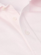 Brunello Cucinelli - Linen and Cotton-Blend Polo Shirt - Pink