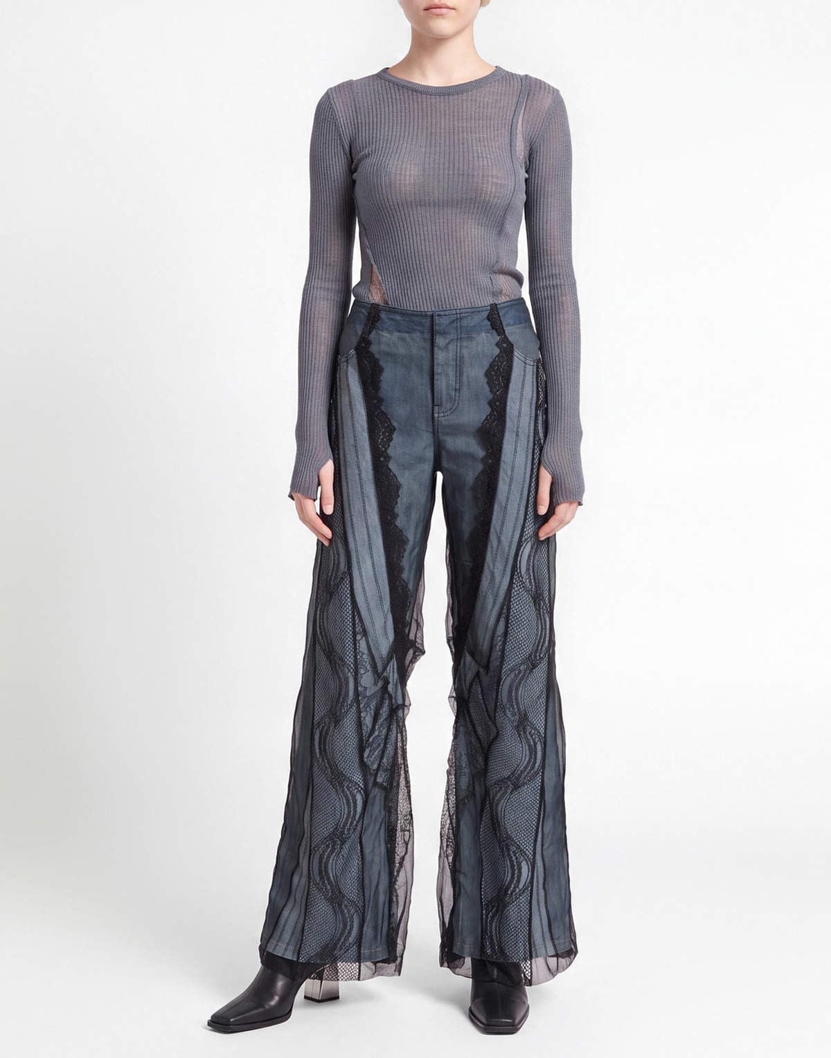 Christopher Esber Womens Jeans in Blue