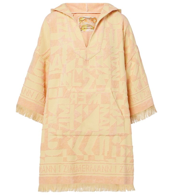 Photo: Zimmermann Pop fringed cotton terry minidress