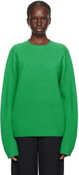 Guest in Residence Green True Rib Sweater