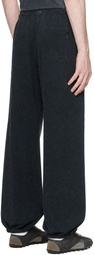 Palm Angels Gray Patch PA Baggy Sweatpants