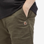 A Bathing Ape Men's One Point Chino Shorts in Olive