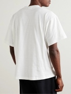 Small Talk - Printed Cotton-Jersey T-Shirt - White