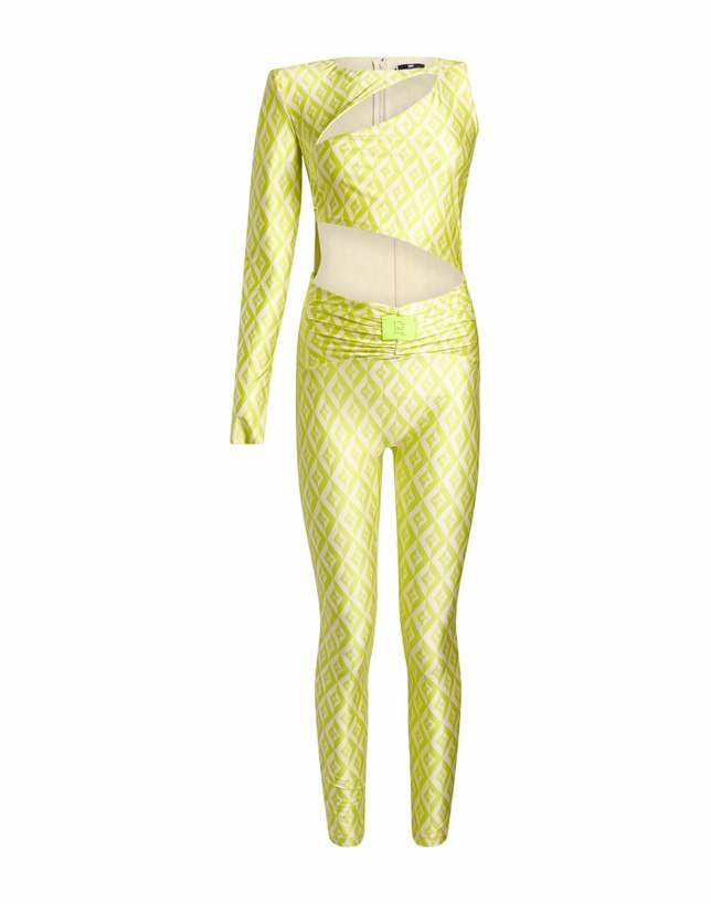 Photo: Elisabetta Franchi Womens Jumpsuit Lime in Green