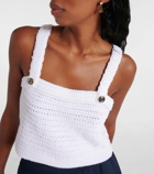 Gucci Crochet cotton crop top
