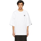 Juun.J White Embroidered Logo T-Shirt