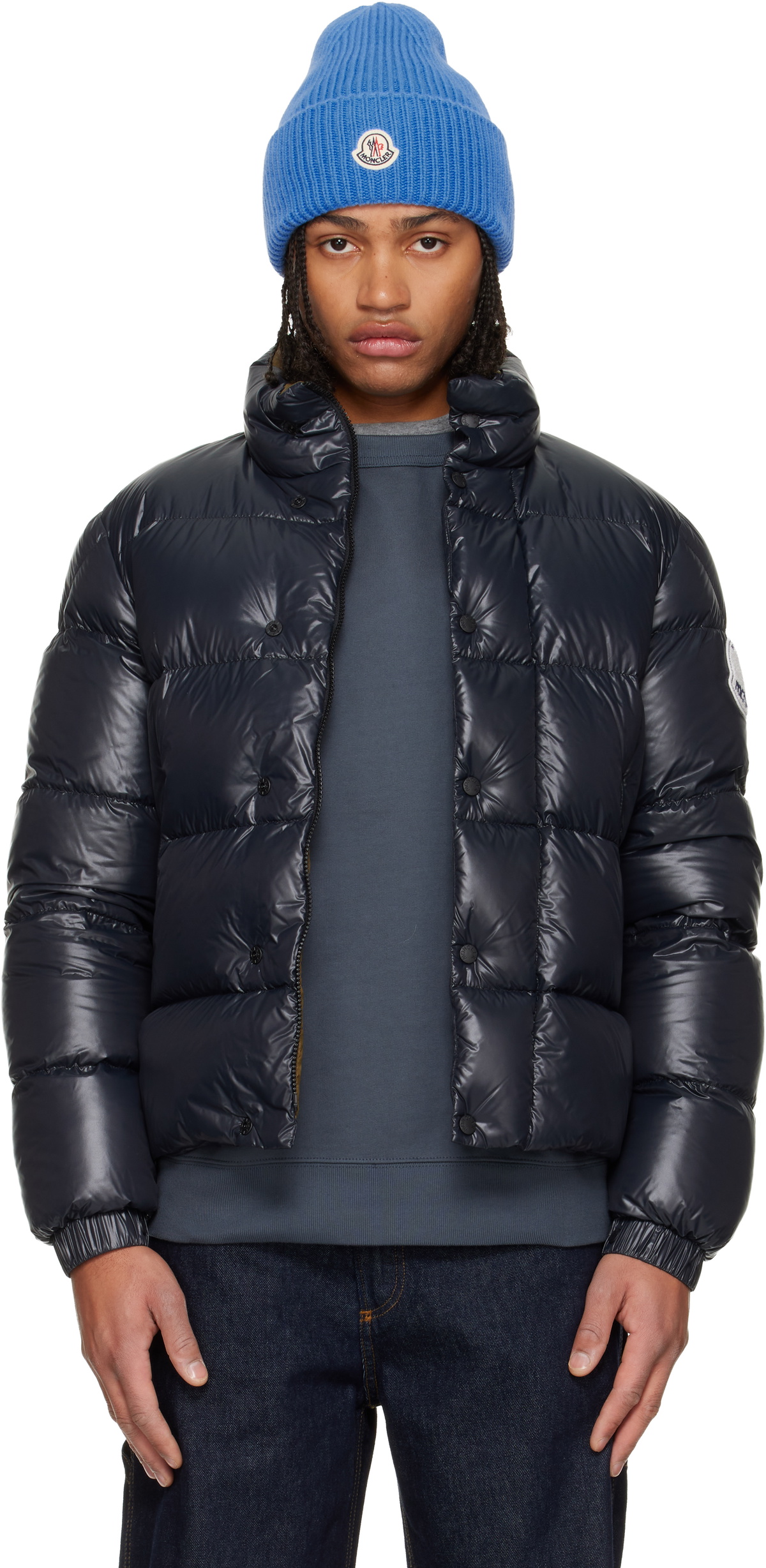 Moncler Black Tripiti Short Down Jacket