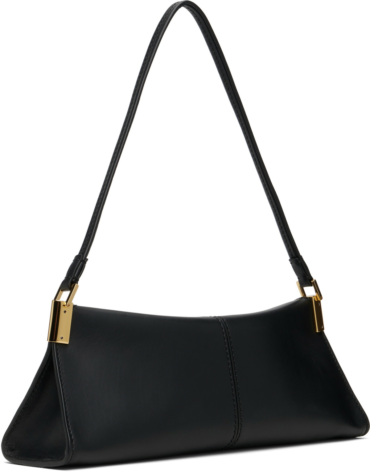 BALMAIN Black Small Smooth Leather '64-83' Bag