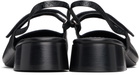 Nicole Saldaña Black Poppy Ballerina Flats