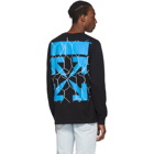 Off-White Black Long Sleeve Fence Arrow T-Shirt