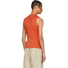 Eckhaus Latta Red Good Dog Muscle Tank Top