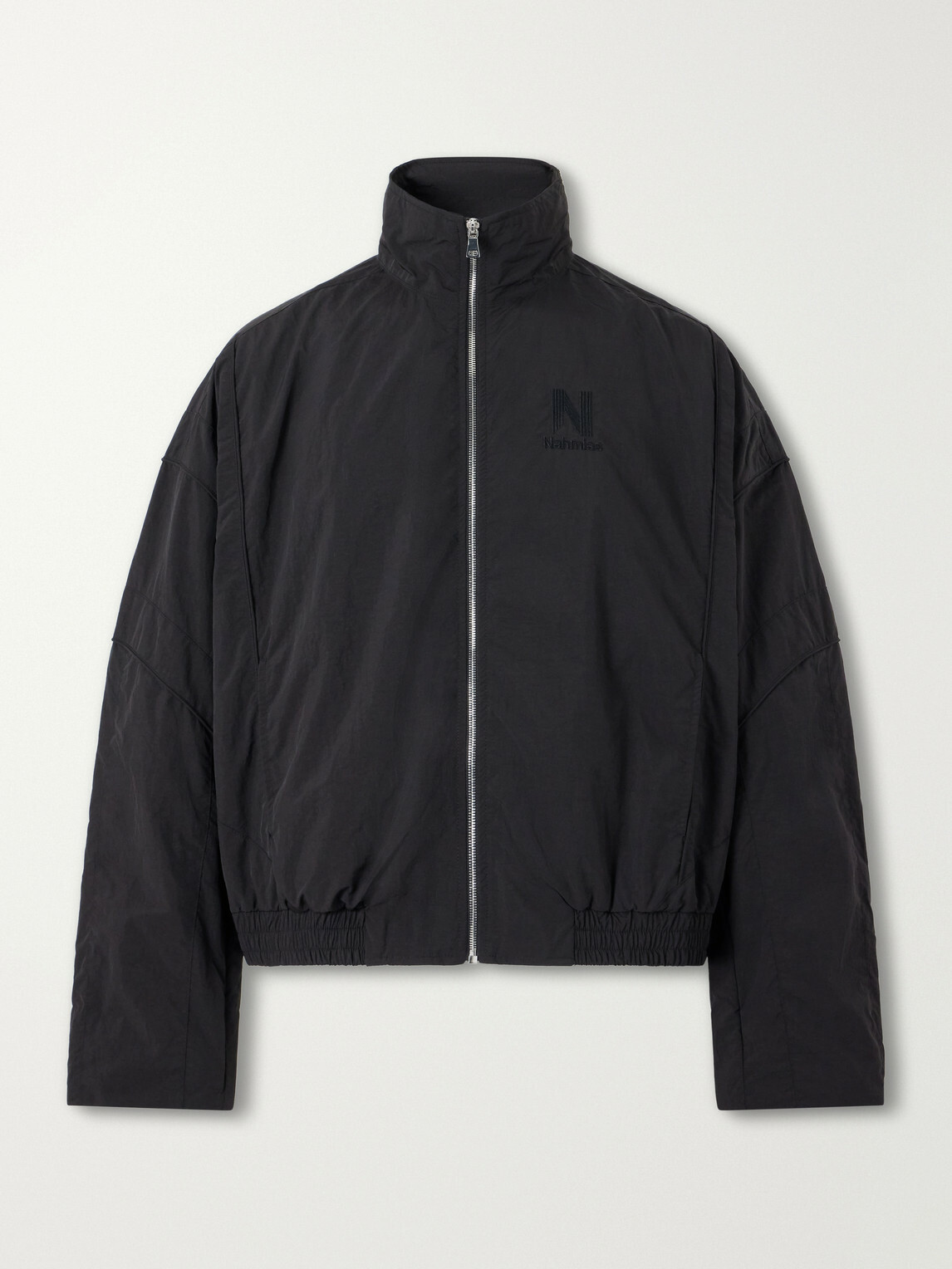 NAHMIAS - Logo-Embroidered Shell Jacket - Black