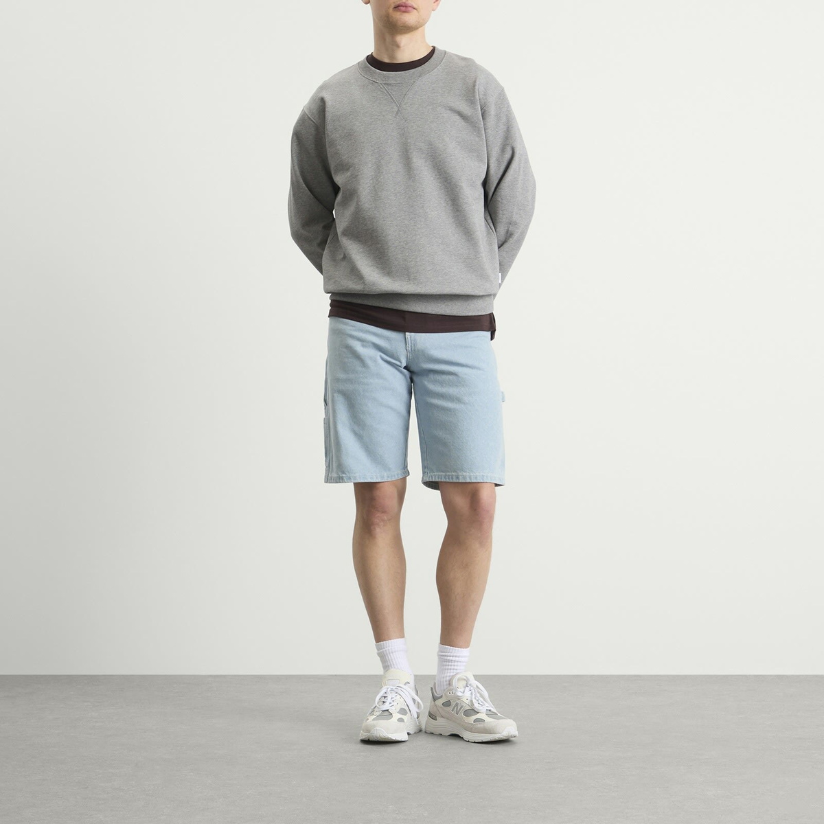 Dickies Men's 993 Denim Carpenter Shorts in Vintage Aged Blue