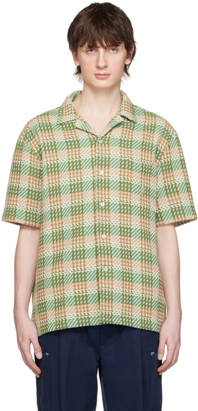 Photo: Drôle De Monsieur Brown & Green 'La Chemise Fantaisie' Shirt