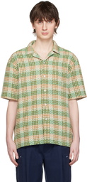 Drôle De Monsieur Brown & Green 'La Chemise Fantaisie' Shirt