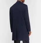 Canali - Wool and Cashmere-Blend Overcoat - Blue