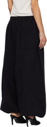 LU'U DAN Black Baggy Bontans Sweatpants