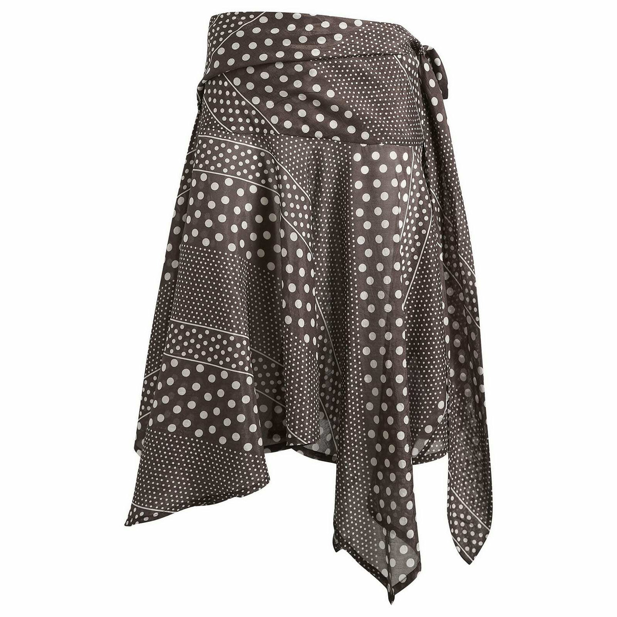 Damson Madder Women's Parker Sash Skirt in Dark Brown