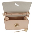 Sophie Hulme Pink and White Micro Cocktail Stirrer Bag