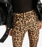 Junya Watanabe - Leopard-print velvet leggings
