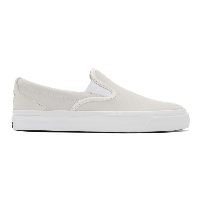 Photo: Converse Off-White Suede One Star CC Slip-On Sneakers