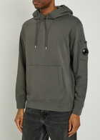 C.P. Company Hooded Cotton Sweatshirt Dark Grey