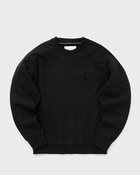 Calvin Klein Jeans Ck Applique Crew Neck Black - Mens - Sweatshirts