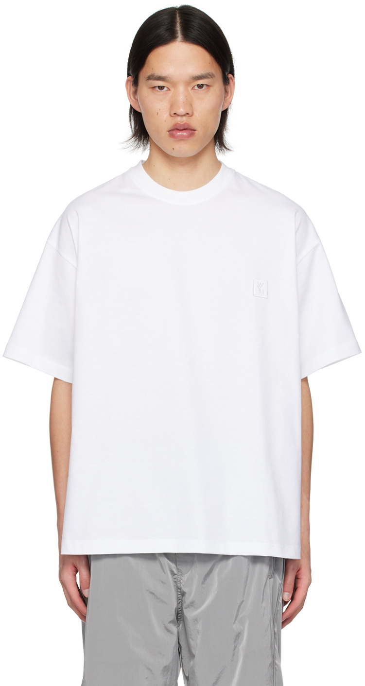 Tシャツ・カットソー Wooyoungmi Luminous Jellyfish Back Logo T-Shirt Black - 24SS Wooyoungmi Luminous Jellyfish Back Logo T-Shirt Black - 24SS