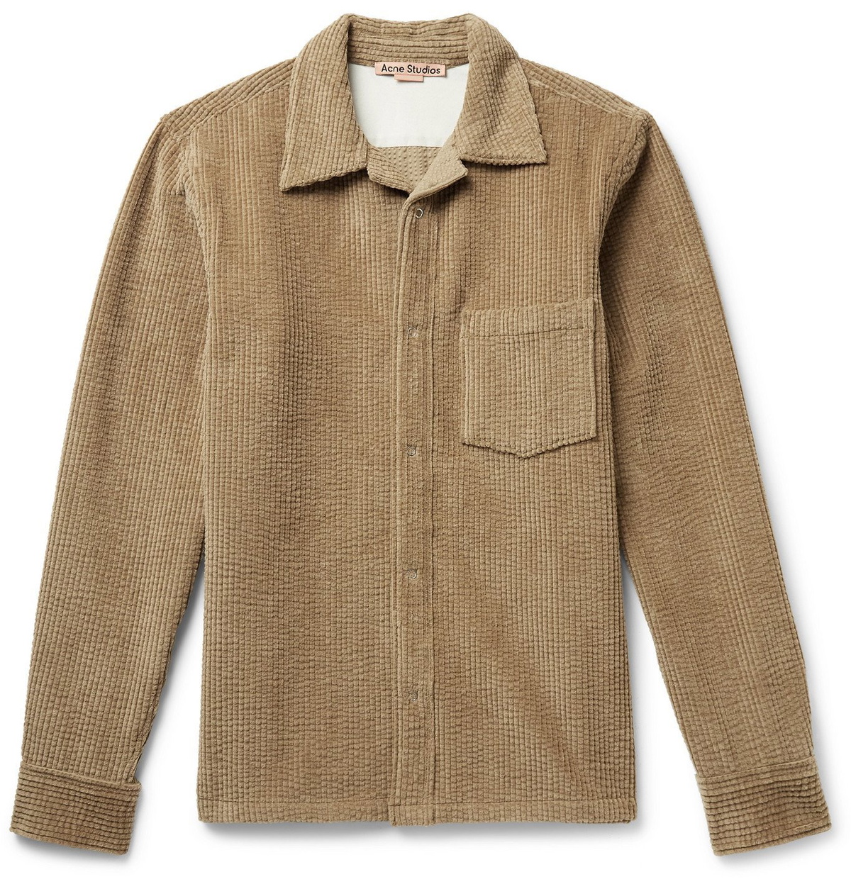 ACNE STUDIOS - Denver Cotton-Blend Corduroy Overshirt - Brown Acne