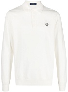FRED PERRY - Logo Wool Blend Polo Shirt